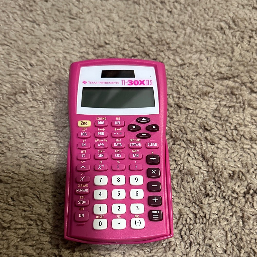 Texas Instruments Pink TI-30X IIS Scientific Calculator